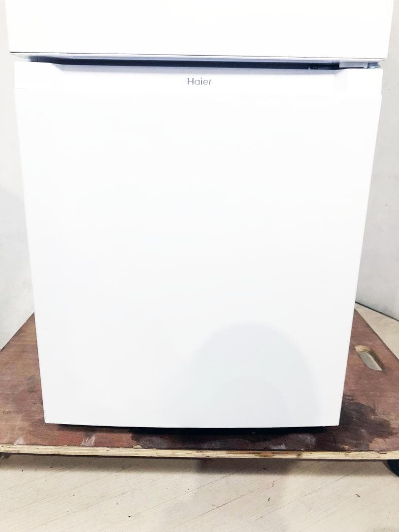 ト美品 中古★Haier 121L 冷蔵庫【JR-NF121B-W】EOG4