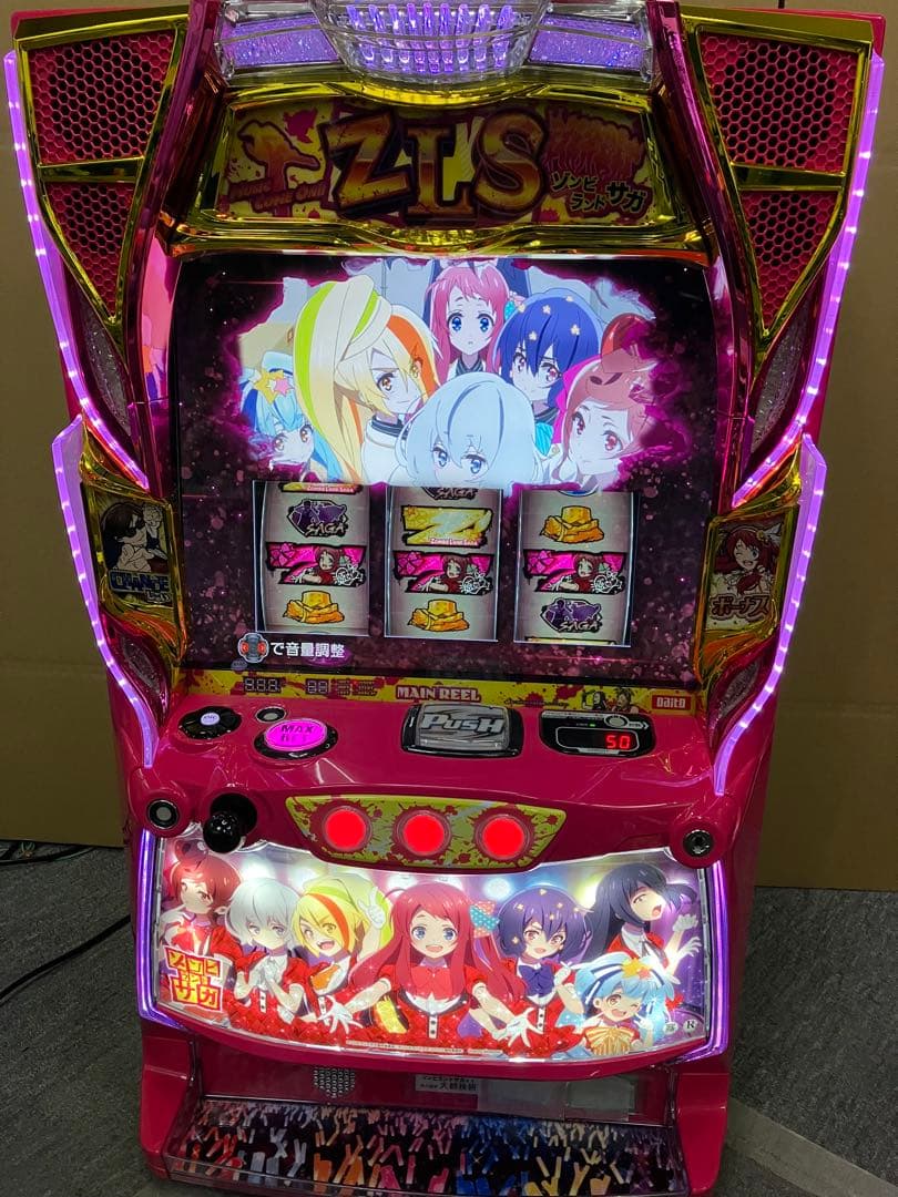 スマスロ実機 Ｌ パチスロ ゾンビランドサガ 簡易ユニット付⭕️送料無料⭕️