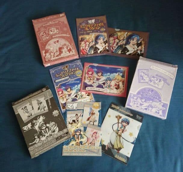 マギ 大高忍 ミニクリアファイル コンプリート アラジン アリババ シンドバッド