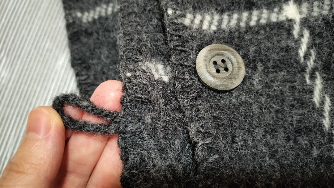 【最終処分】KLIPPAN ウール チェック柄 ブランケット