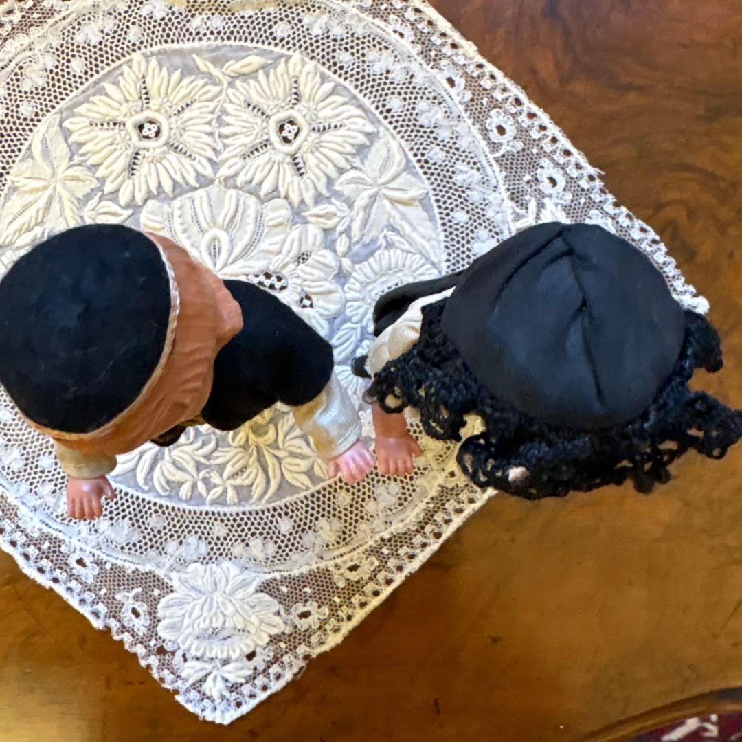 ★セルロイド人形★フランス　ヴィンテージドール　ミニョネット　男女セット