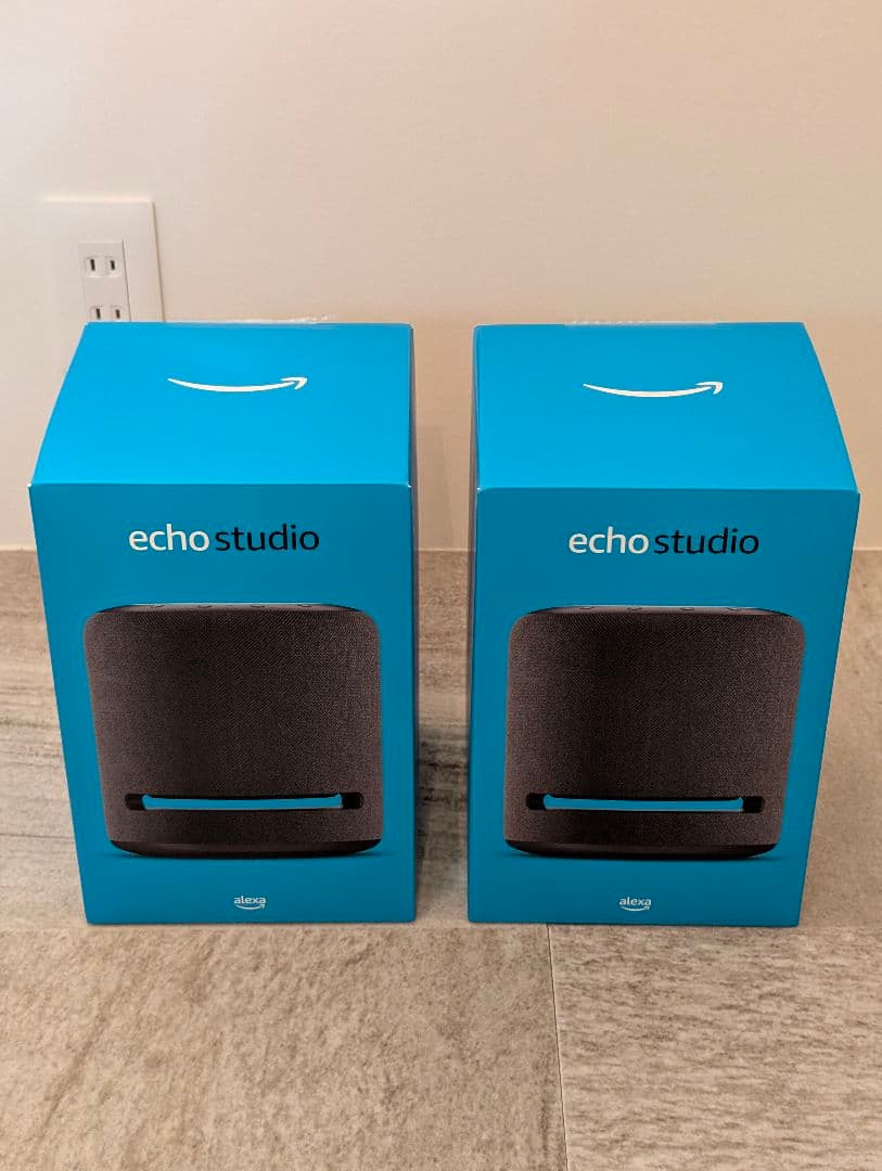 【ほぼ新品】Echo Studio エコースタジオ ブラック 2個セット