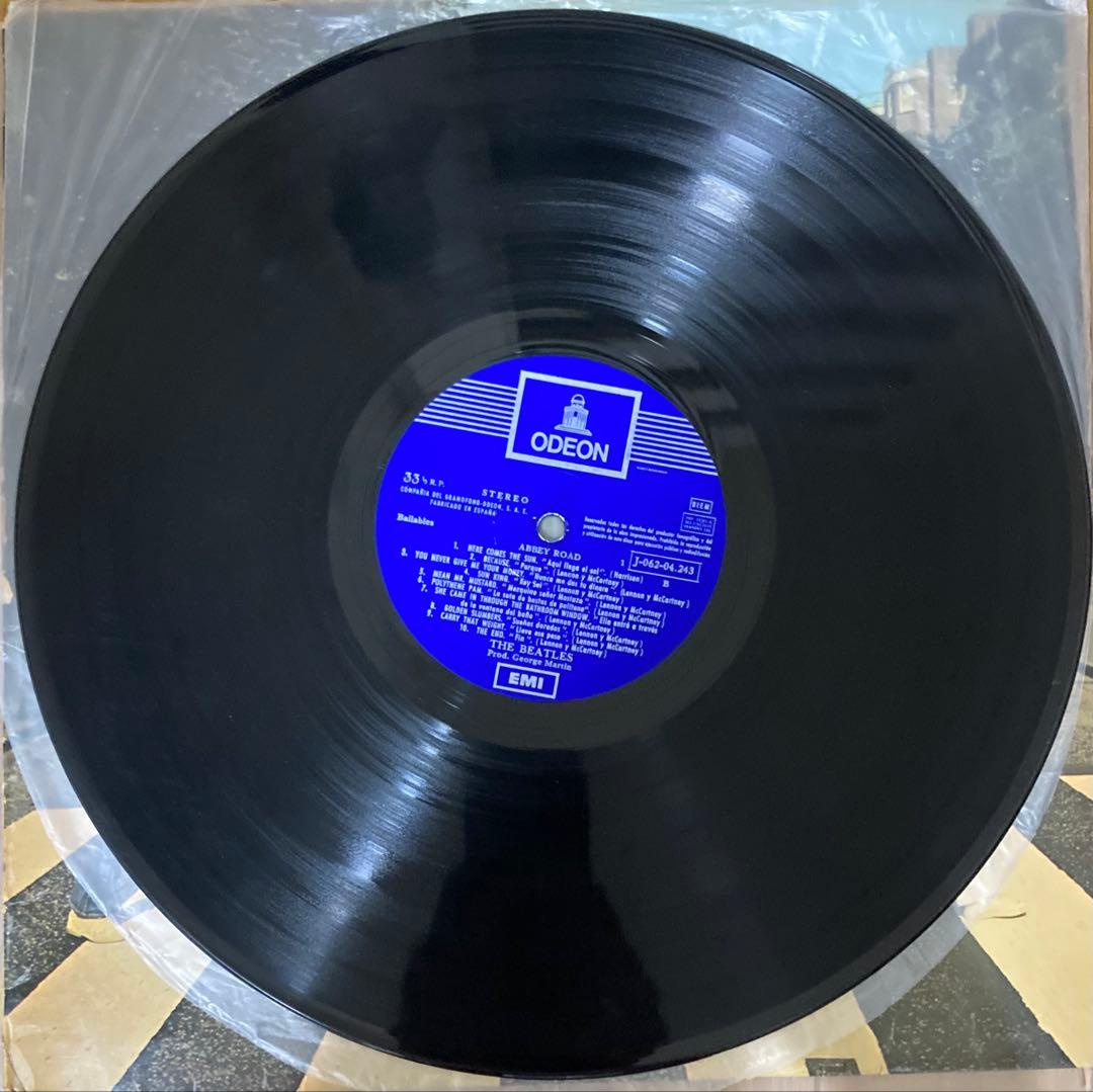 稀少スペイン初回Her無Abbey Road Beatlesビートルズレコード