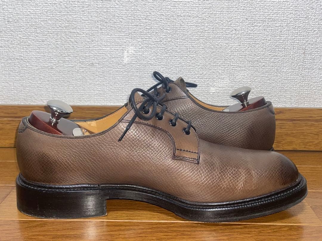 【レア】着用数回 エドワードグリーン プレーントゥ 5.5E 72ラスト