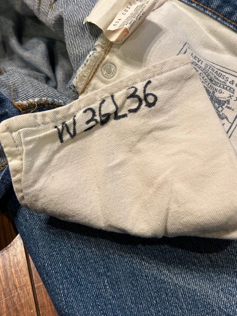 リーバイス USA バレンシア製 110周年 501 赤耳 セルビッチ 555