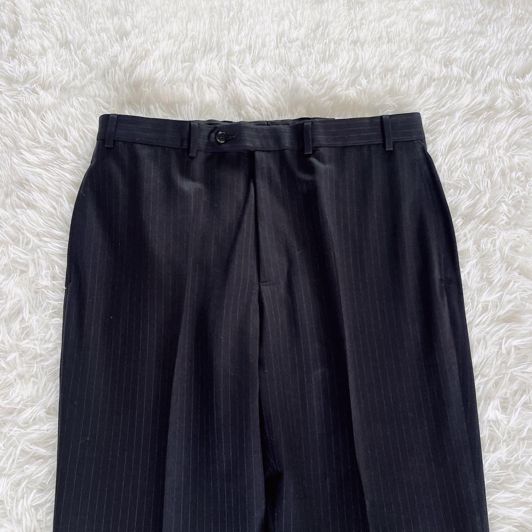 新品タグ付き✨【ブルックスブラザーズ】スーツ 黒 ストライプ 上40下W36