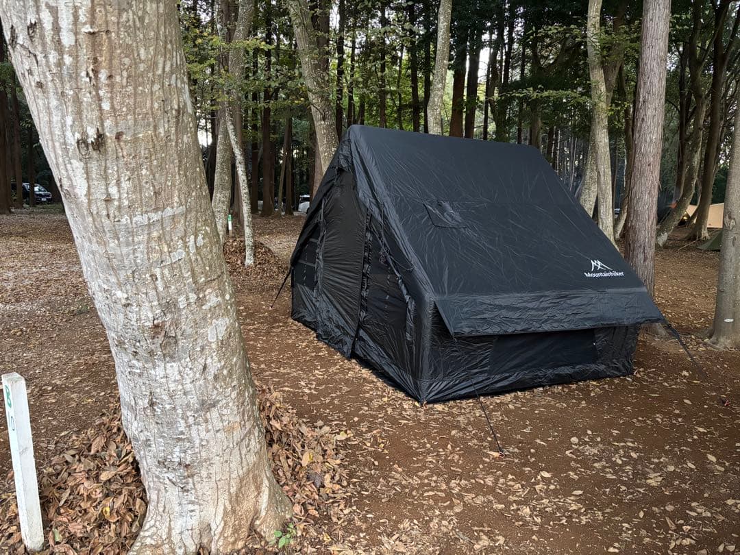 希少なブラックmountainhikerインフレータブルテントエアーテント