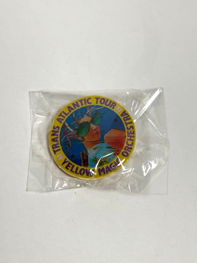YMO 1979 TRANS ATLANTIC TOUR ピンバッジ付き