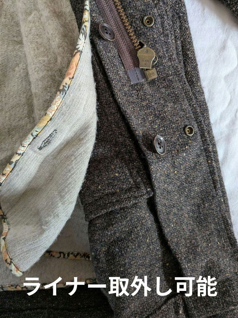 ハグオーワー 　モッズコートライナー付 リバティ CLOTH＆CROSS