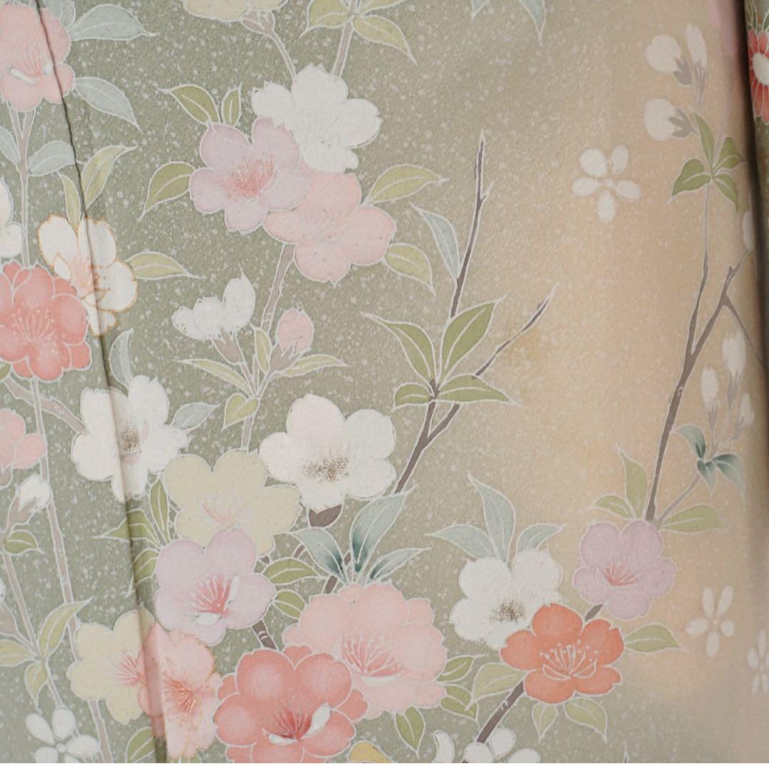 訪問着フルセット　261▪︎ 入学式　お宮参り【訪問着、袋帯、帯締め、帯揚げ】