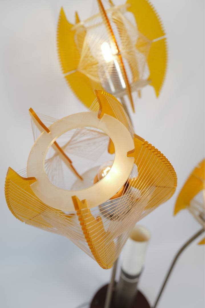 1960-70's ヴィンテージ ミッドセンチュリー 4灯 フロアランプ