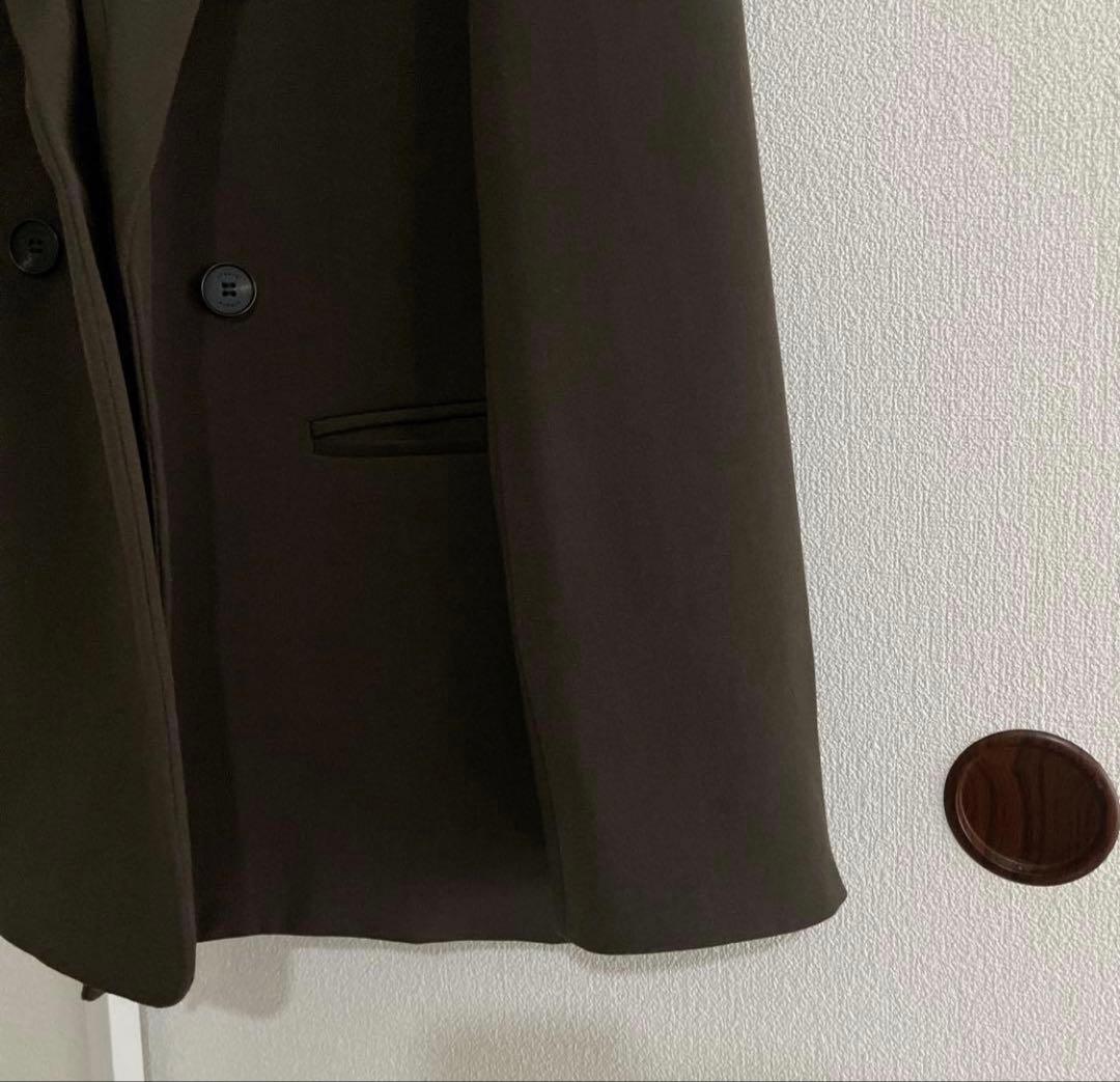 crewre ダブルテーラードジャケット olive brown サイズ2