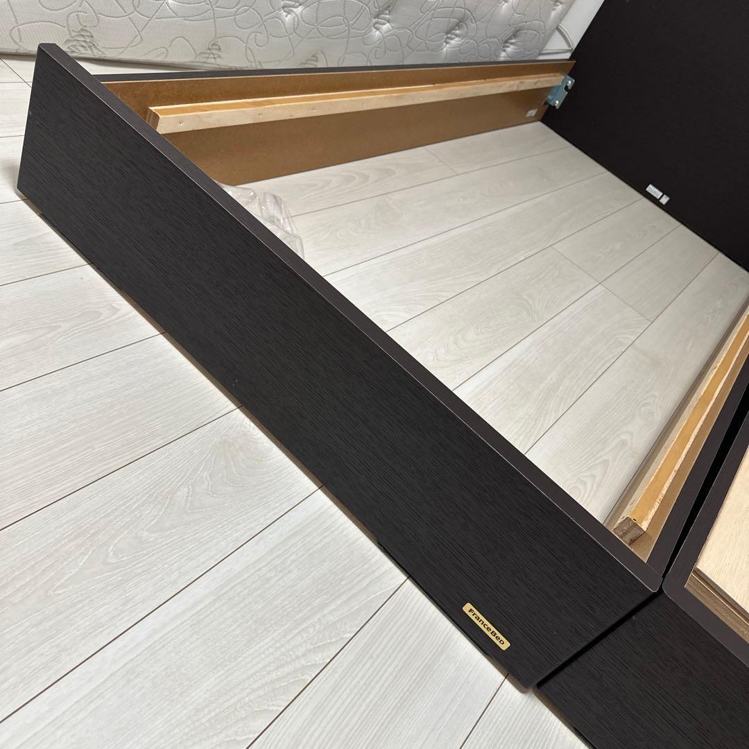 フランスベッド　シングルベッドフレーム×2 キングサイズ