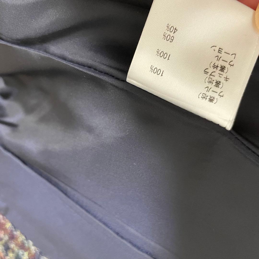 ハリスツイード　ジャケットベストセット　クリーニング済み　美品　日本製