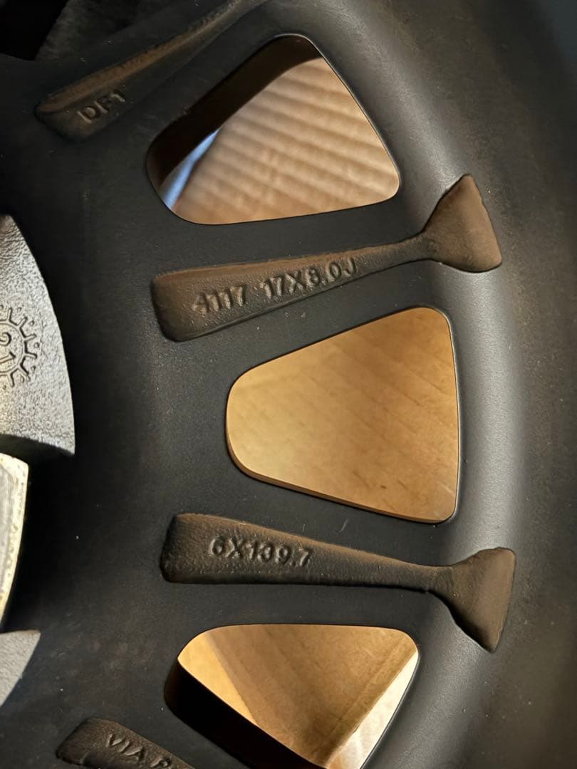 17インチ アルミホイール 6穴139.7 | デルタフォース オーバル1本のみ