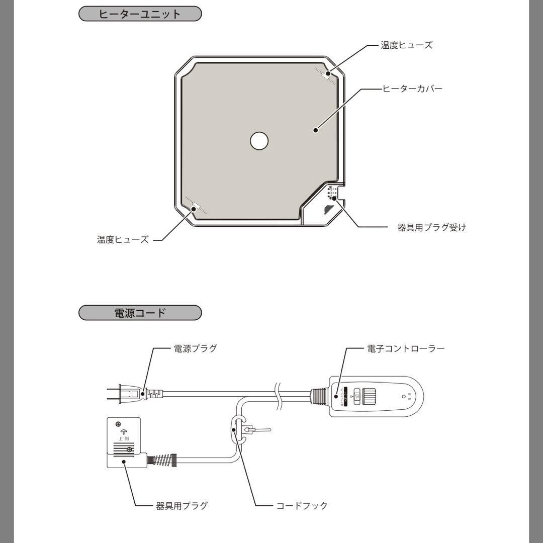 無印良品　MUJI こたつ　MK-808こたつ布団　セット　グレー　ナチュラル