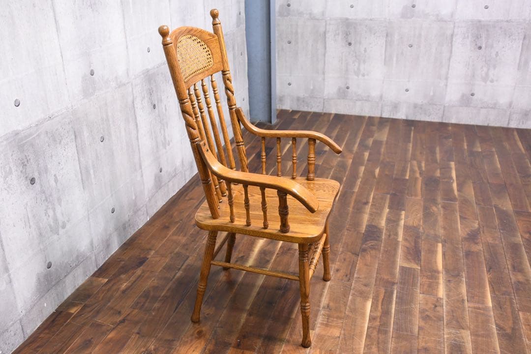 DLC70 IDC大塚家具 シンリー アームチェア ハイバック ダイニングチェア