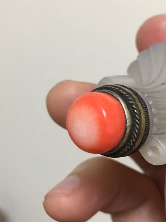 鼻煙壷 瑪瑙 珊瑚 中国美術 清時代