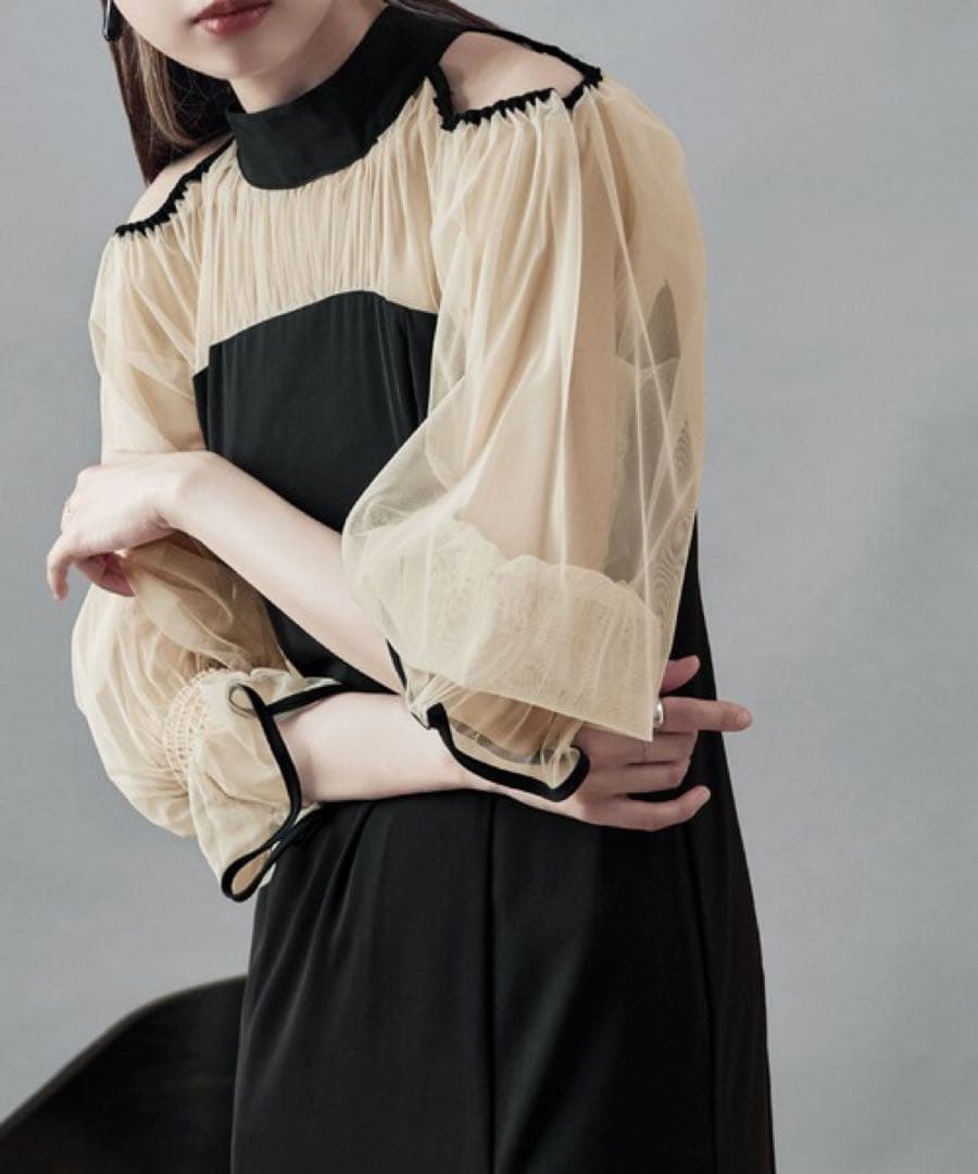 【新品】結婚式 etoll. エトル カットアウトマーメイドドレス ブラック