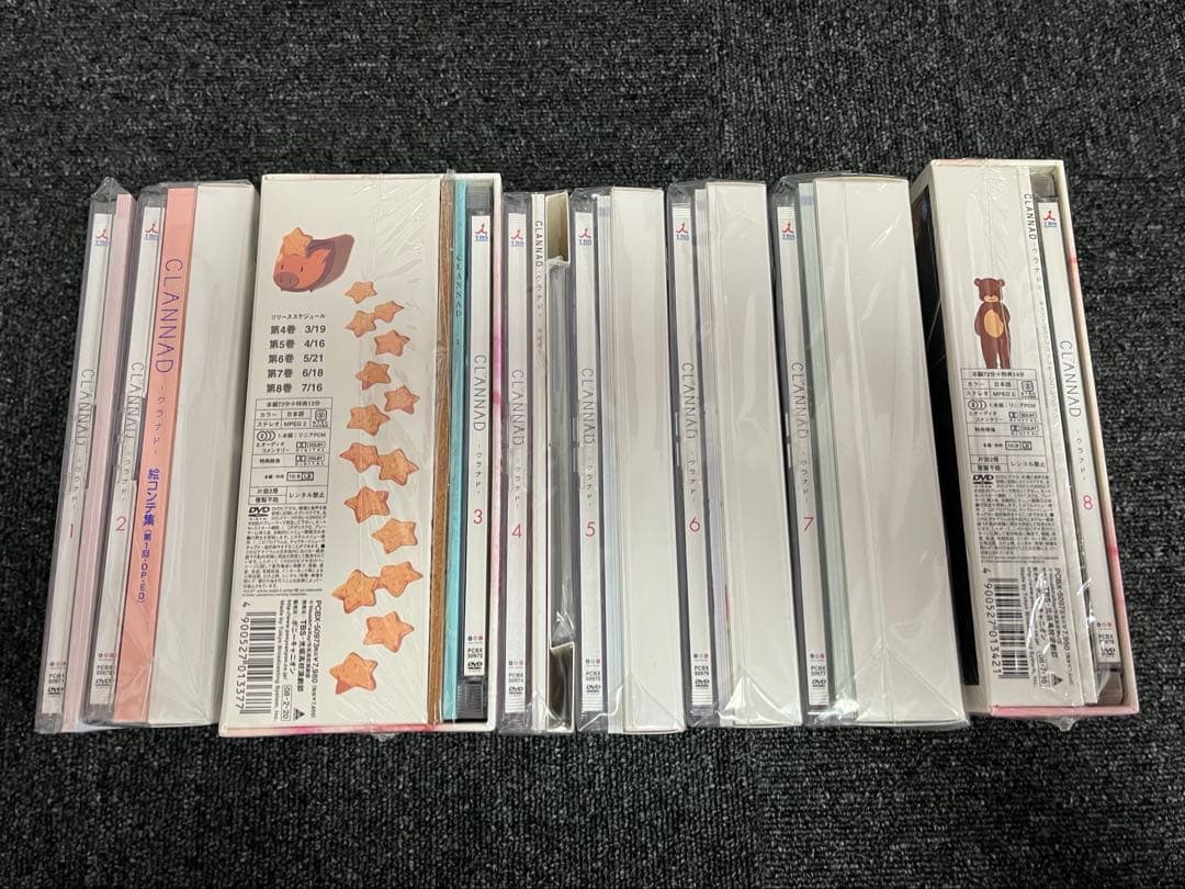 CLANNAD 　初回限定版　全巻セット　※未開封多数