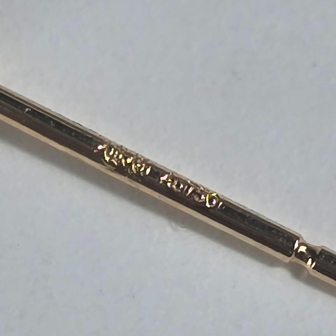 AHKAH　シャンデリアラインショート ピアス 18KイエローG ダイヤモンド