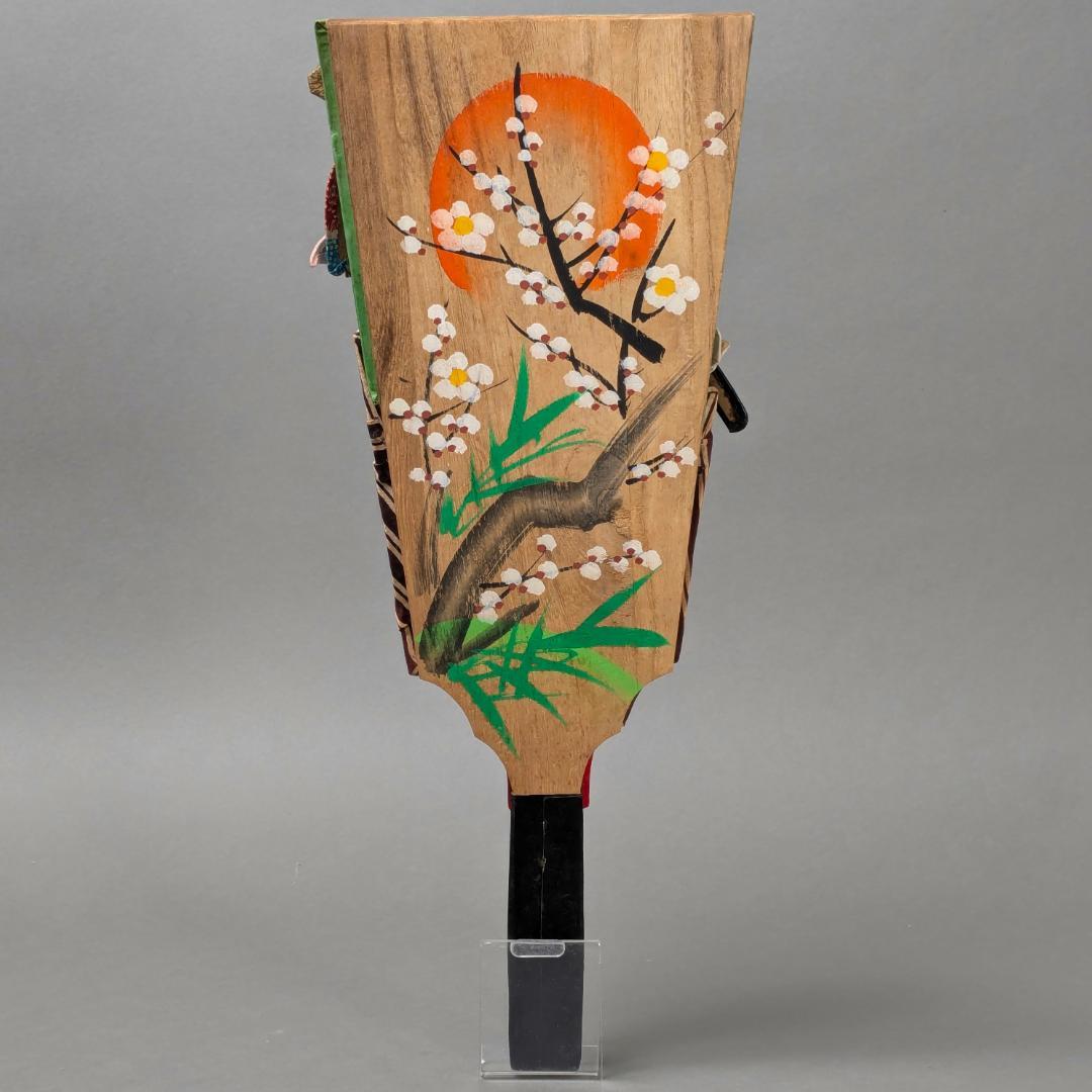 押絵羽子板　琴山？　当時物　アンティーク　昭和レトロ　日本人形　正月飾り　a