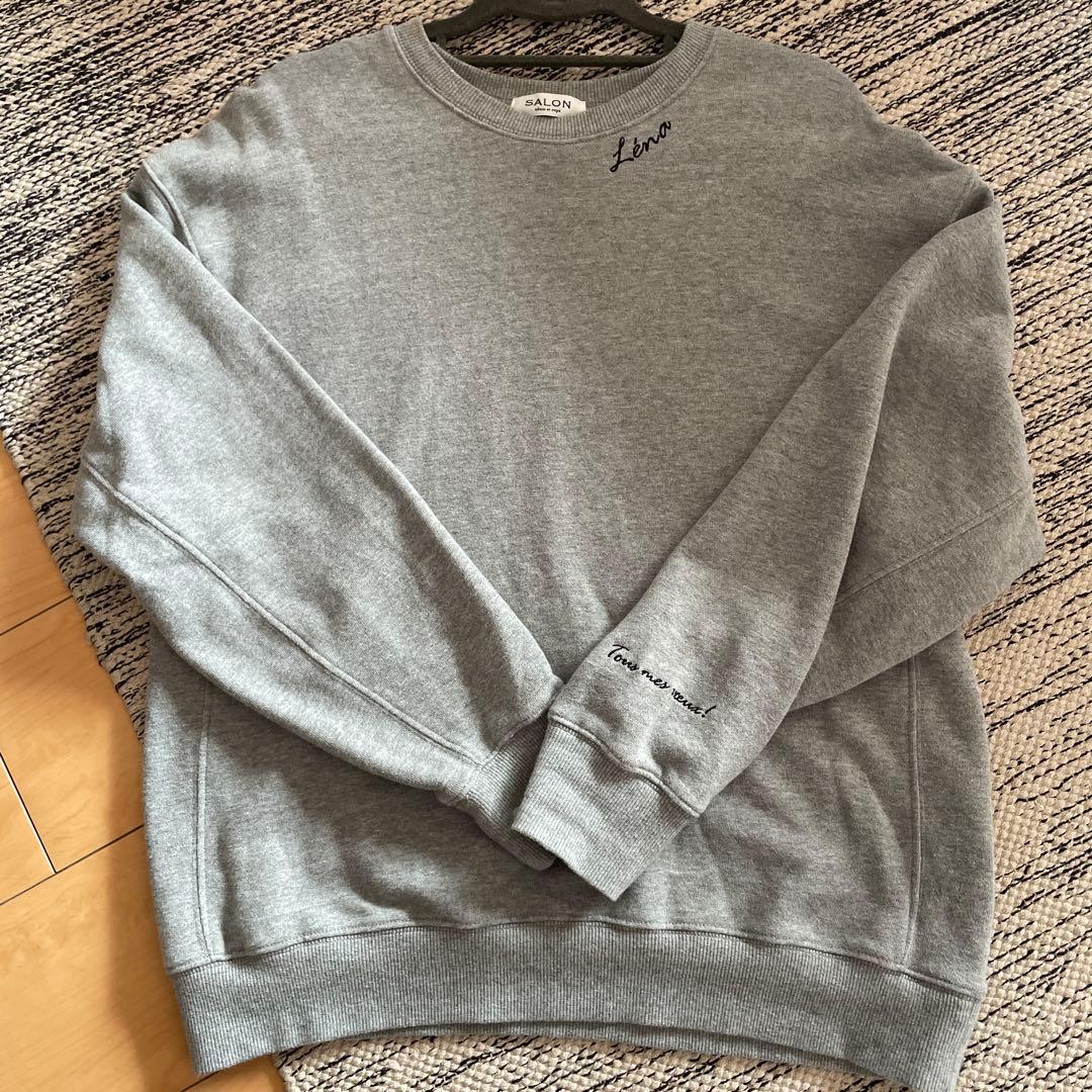 SALON adam et rope' 【WEB限定】Lenaロゴ刺繍スウェット