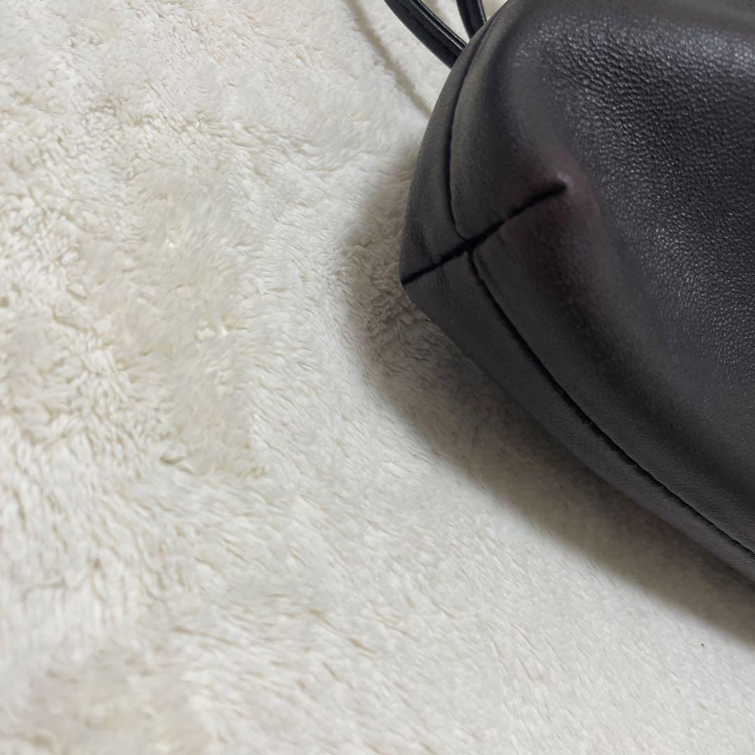 DEUXIEMECLASSE CELERI ラムレザー　バック ダークブラウン