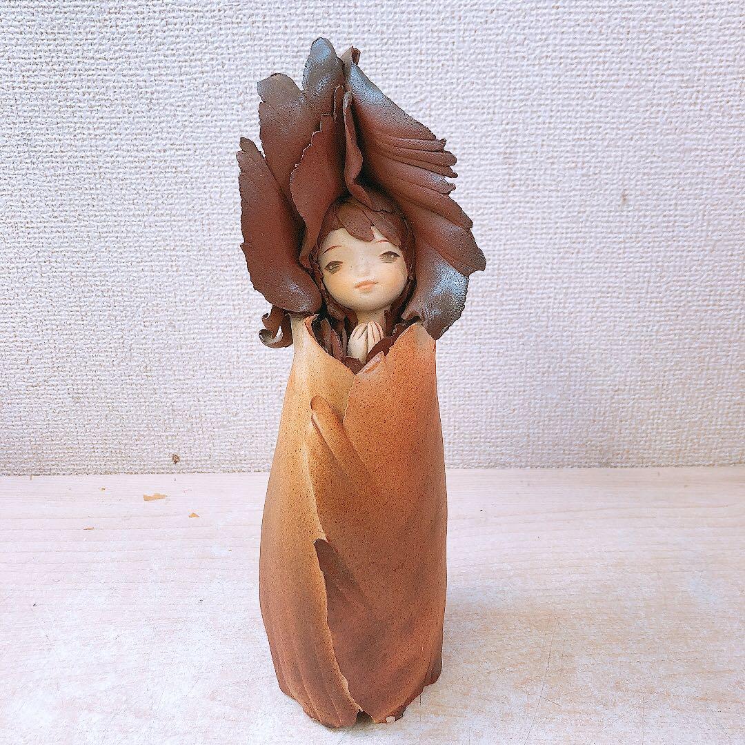 N*g様 ⑤竹内祥子 陶器作品 陶人形 森の精リーベ ビスクドール アンティーク