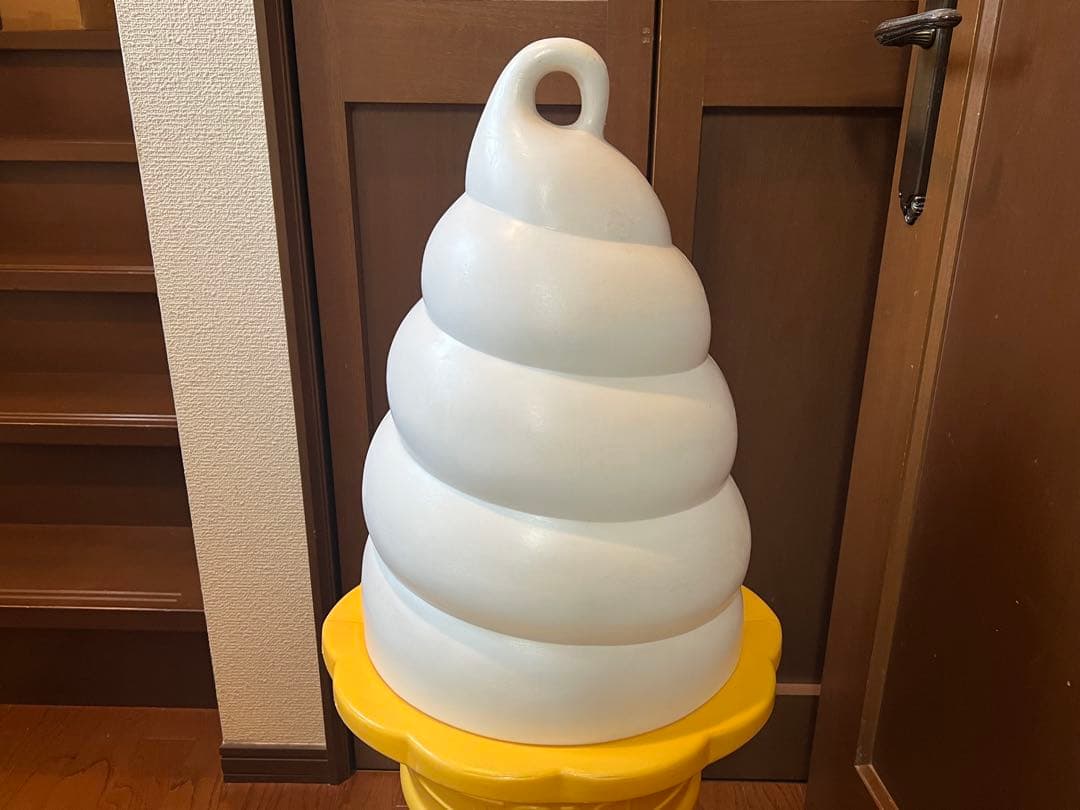 ソフトクリーム 看板 ランプ TOMI スジャータ 昭和レトロ