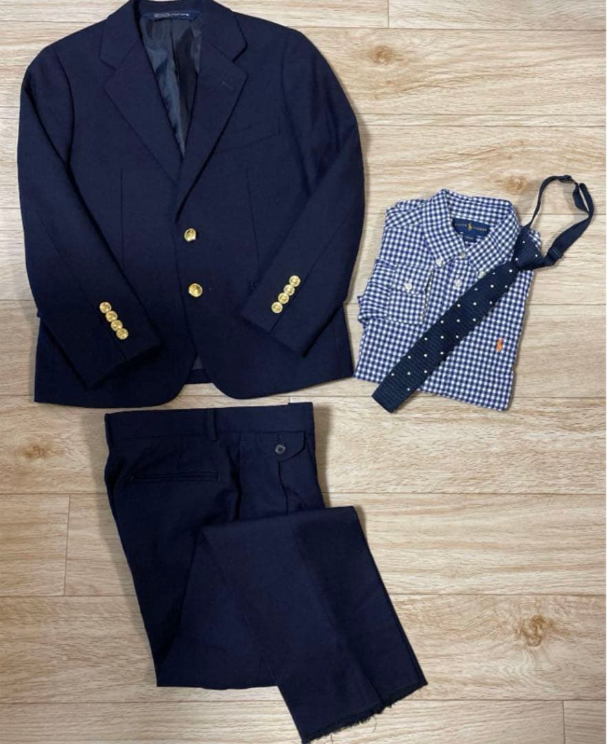 kucchi！美品★ポロラルフローレンフォーマルスーツ４点セット130cm