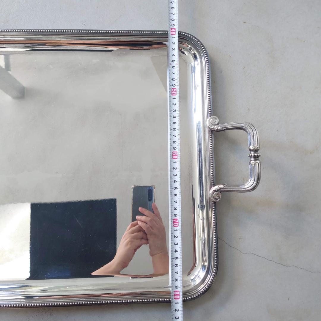 極希少 美品 クリストフル パール トレイ おまけのマット付き