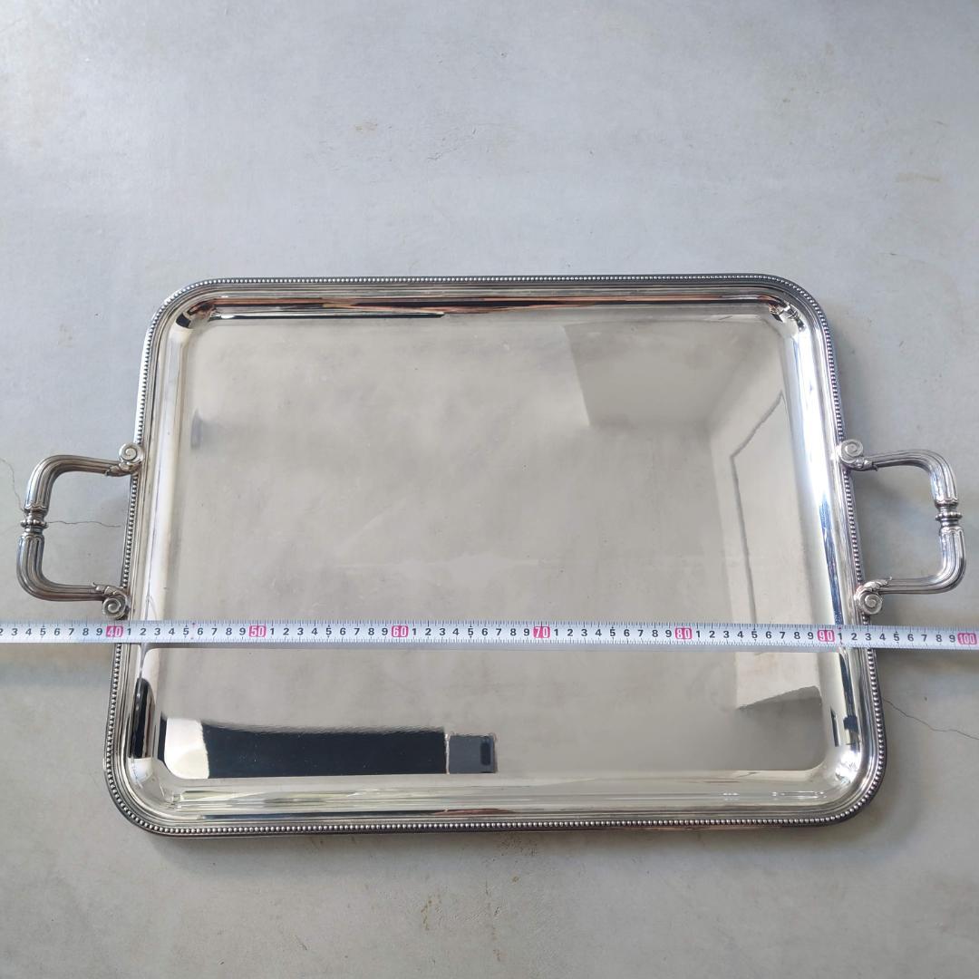 極希少 美品 クリストフル パール トレイ おまけのマット付き