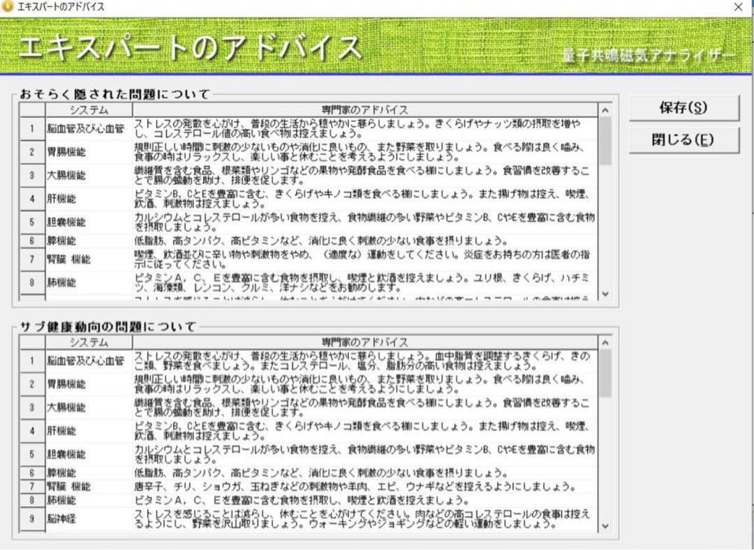 ※最安値新品※日本語　量子波動アナライザー健康管理分析器