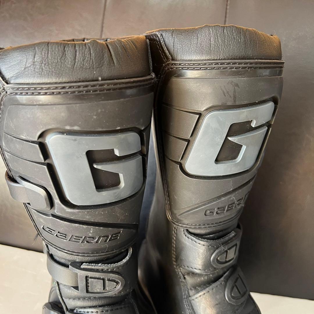 ガエルネ G-ADVENTURE バイク　シューズ　おしゃれブラック 26.5㎝