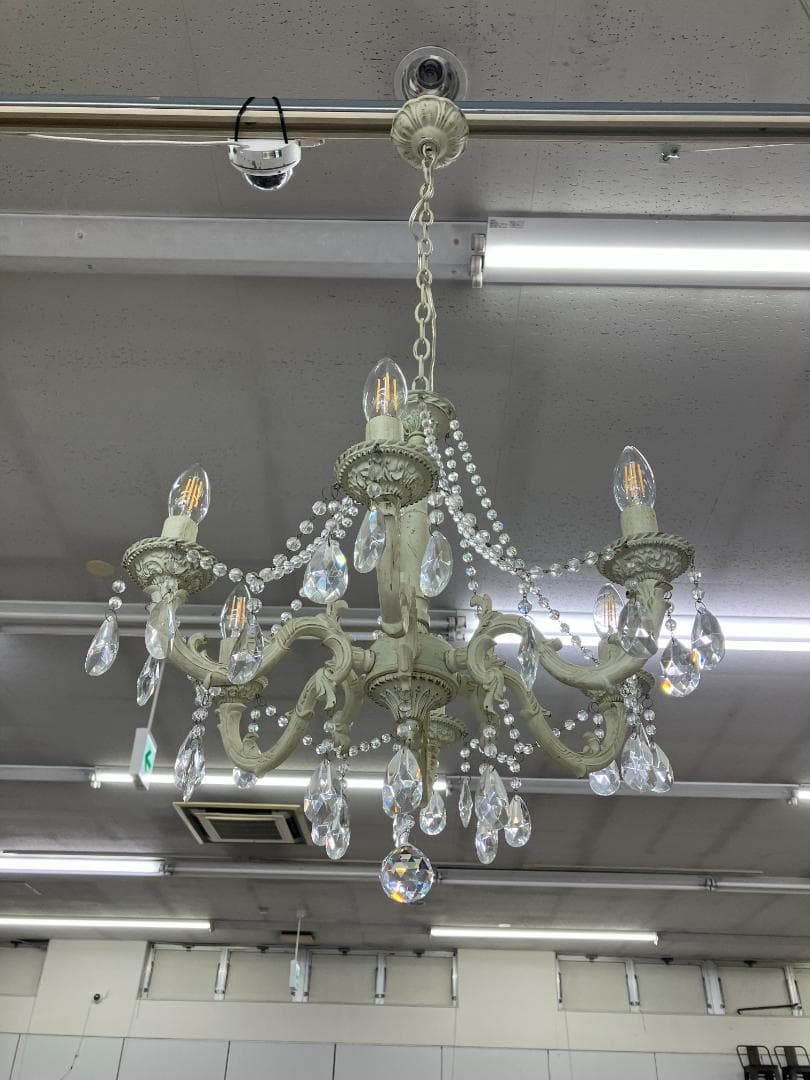 Raffine ペンダントライト シャンデリア アンティーク調 ホワイト