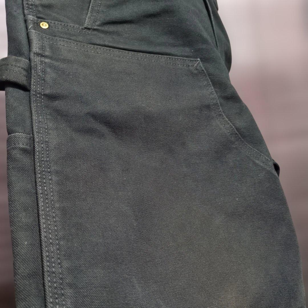 う*ら様 Carhartt ブラック オーバーオール　ダブルニー
