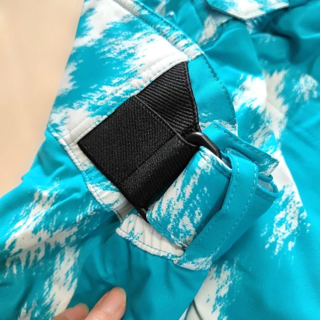 ミズノ スキーウェア上下セット ◆デモモデル◆　Mサイズ　メンズ　水色×赤