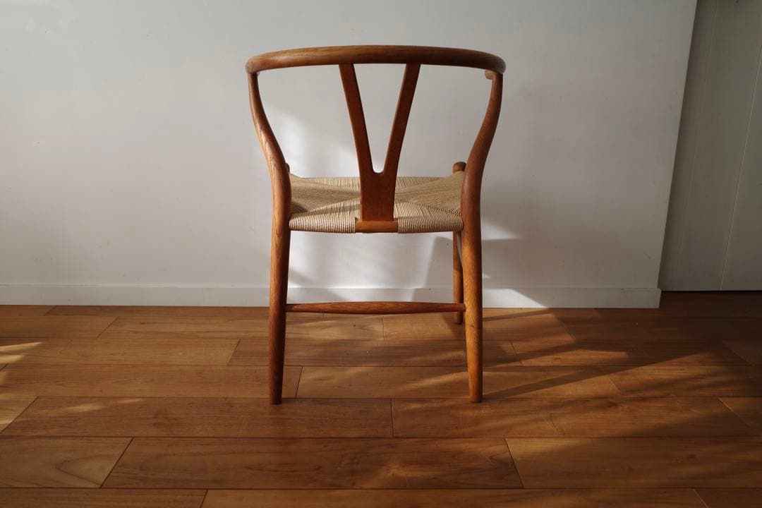 極美品【ヴィンテージ yチェア】オーク ペーパーコード新品