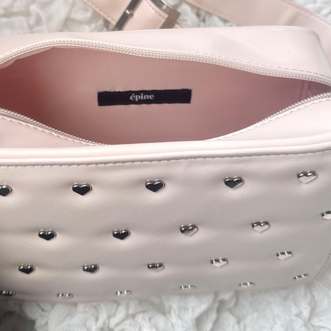 épine エピヌ ハートスタッズ ショルダーバッグ