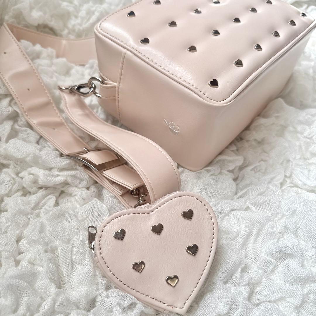 épine エピヌ ハートスタッズ ショルダーバッグ