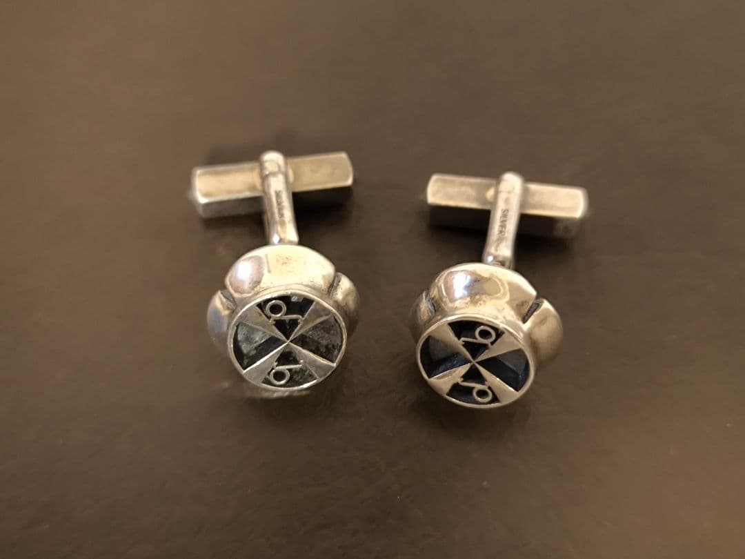 美品 デフブリード ロゴ deaf breed シルバー　カフス