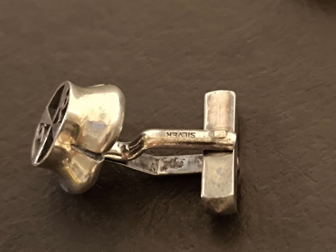 美品 デフブリード ロゴ deaf breed シルバー　カフス