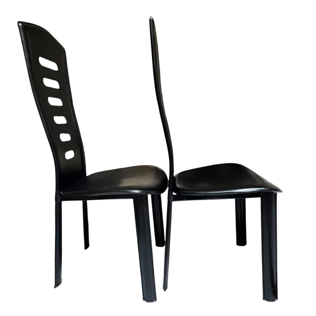 【美品】椅子8339 ダイニングチェア　ハイバックチェア 2脚セット　大塚家具