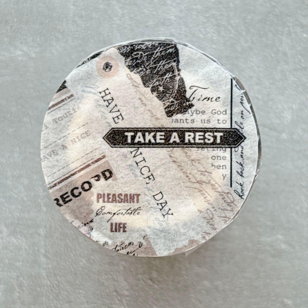 霖蓝汐原创手账《古韵纸章》海外マスキングテープ　マステ 【2647】