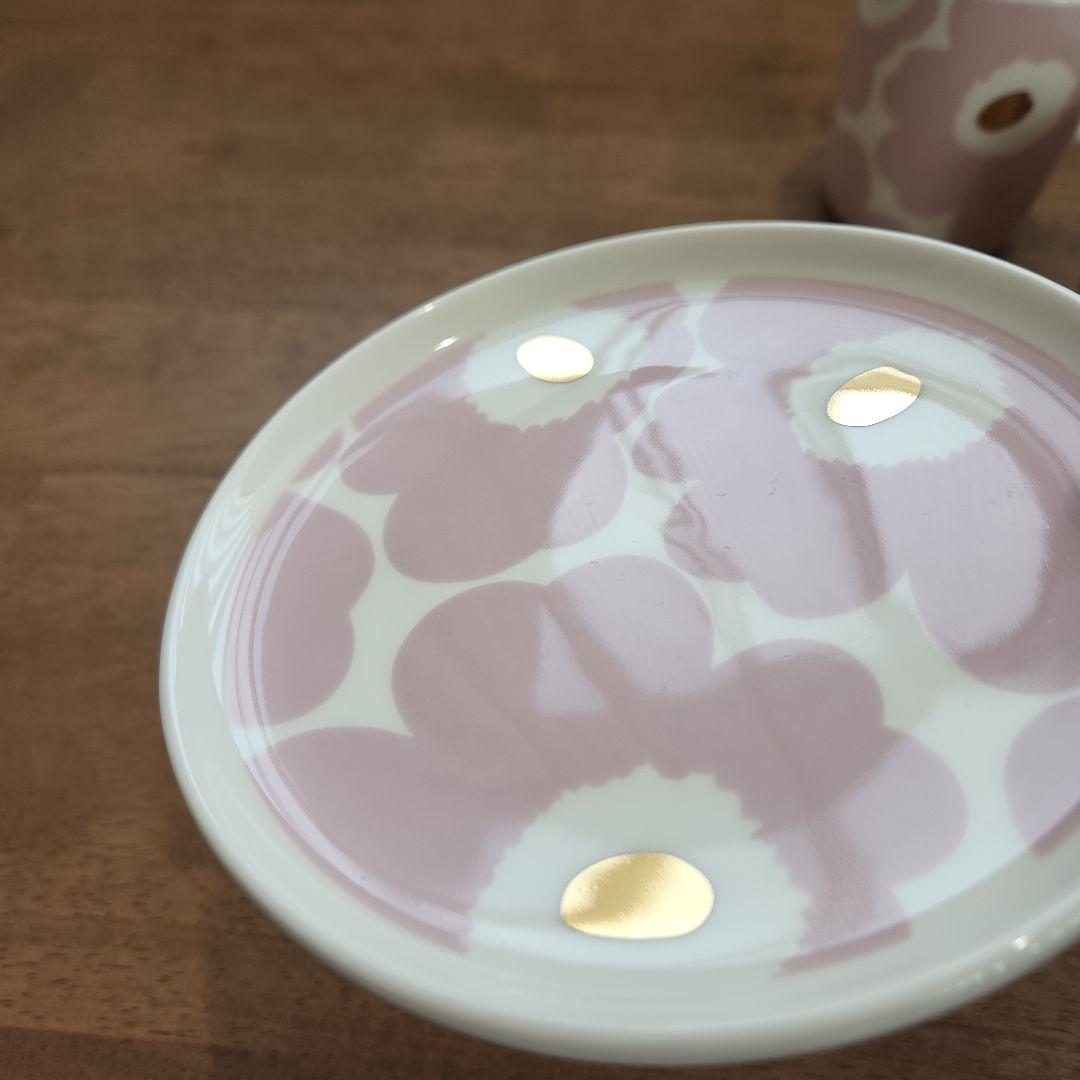 marimekko　ウニッコ　ピンク×ゴールド
