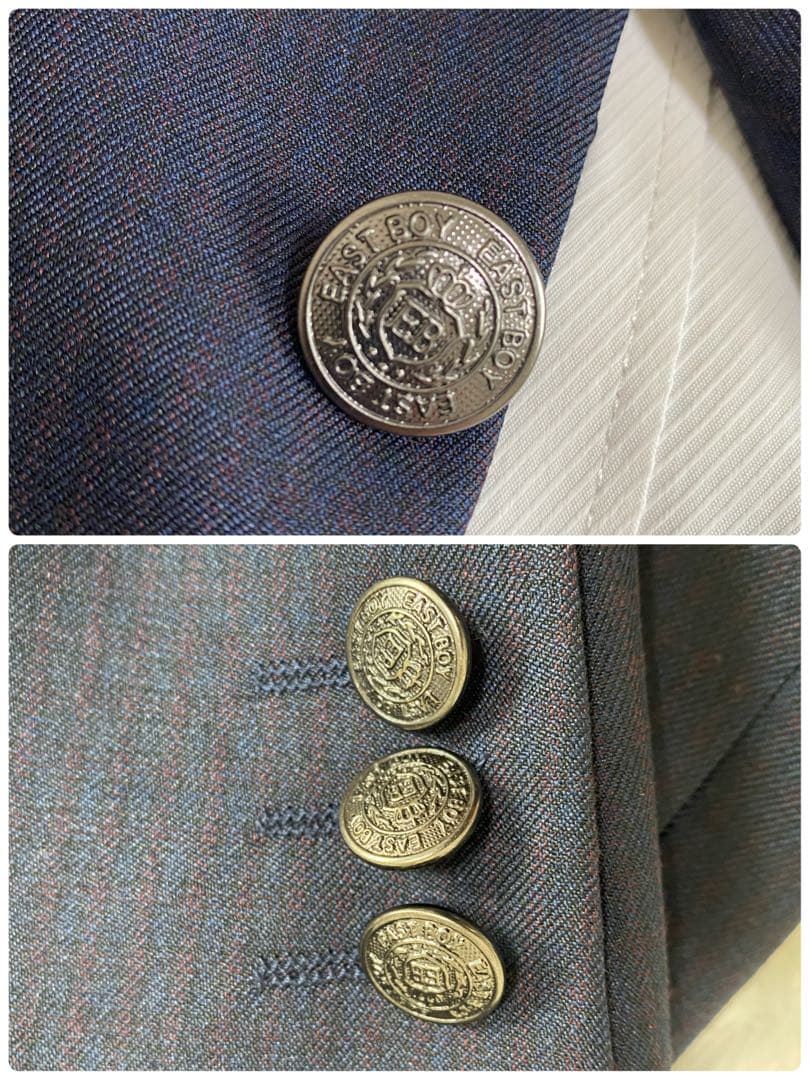 EASTBOY 男の子　スーツ　フォーマル　卒業式　ネイビー　160 5点セット