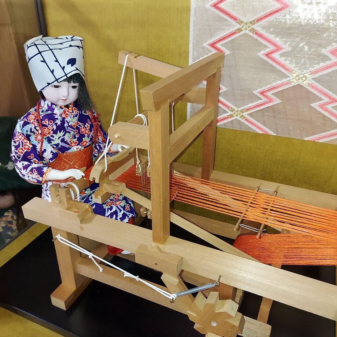 西陣 機織り人形(電動)
