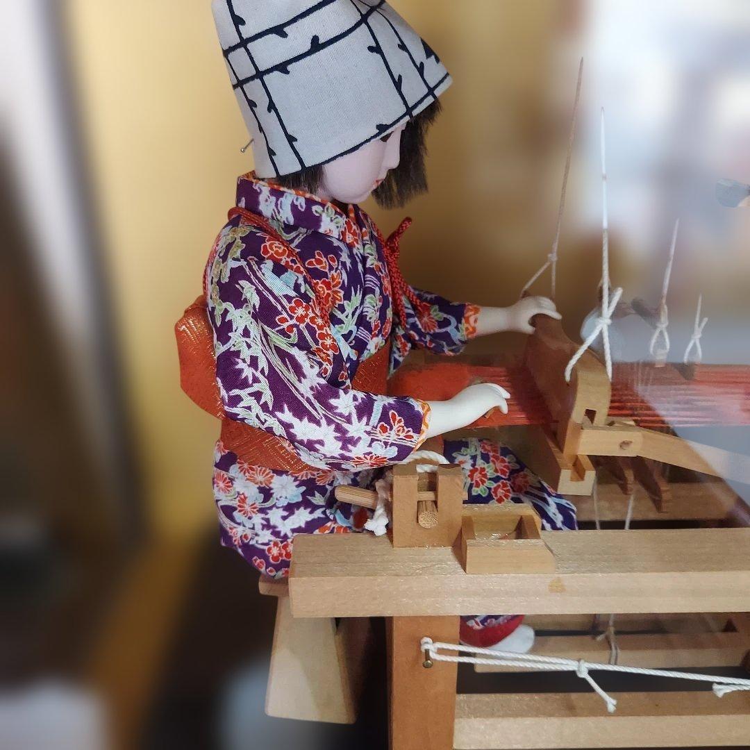 西陣 機織り人形(電動)