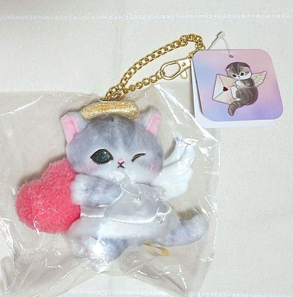 新品　モフサンド　クリスマスリース　キューピッドにゃん　エンジェルにゃん　３点